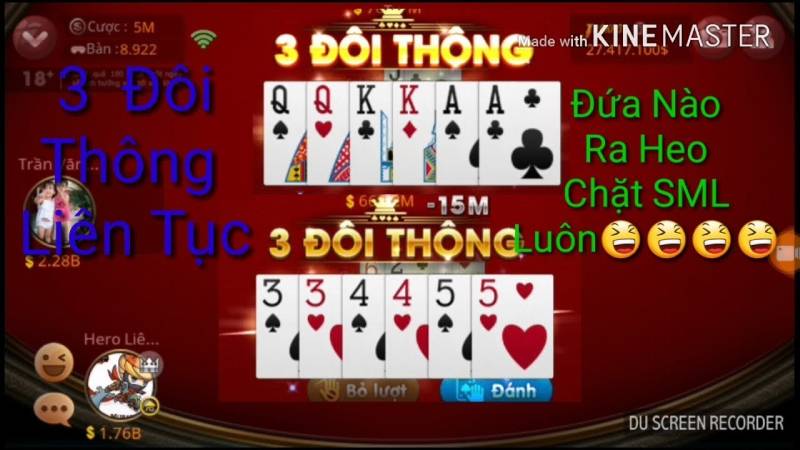 Sâm có được đánh 3 đôi thông không?